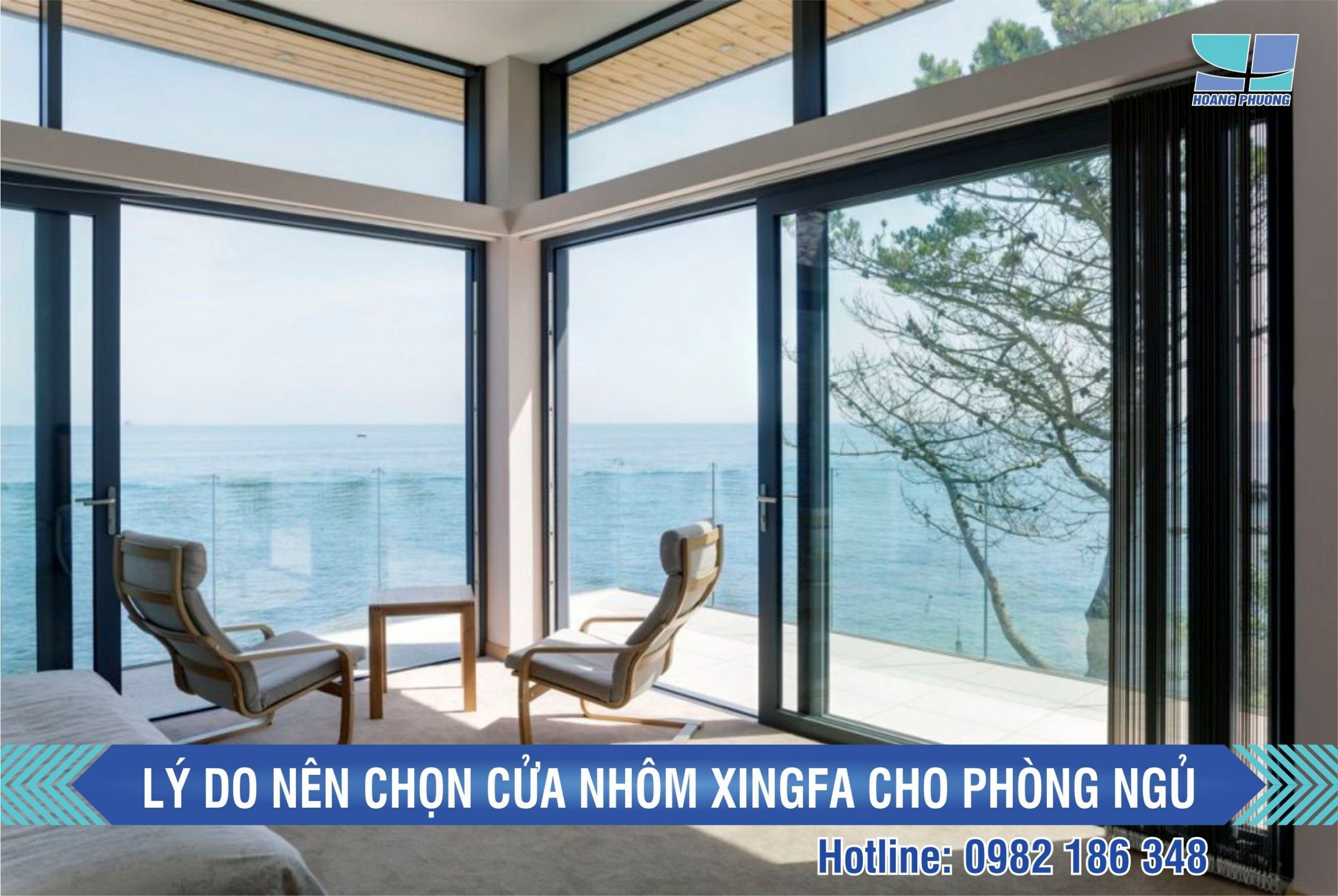 5 lý do nên chọn cửa nhôm xingfa cho phòng ngủ