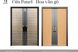 Cửa Panel Hoa Văn Gỗ