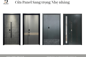 Cửa Panel Sang Trọng Nhẹ Nhàng